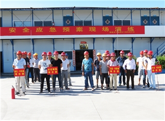 參加演練隊伍展示風采